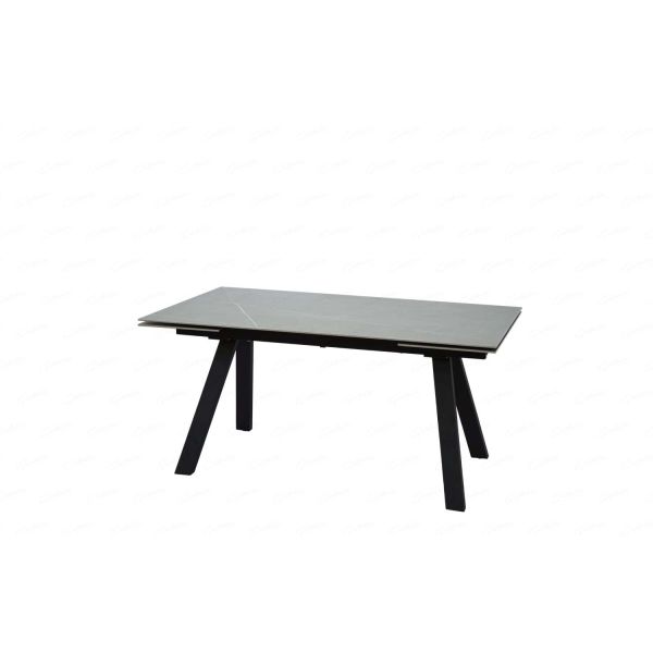 Rische Grey ceramic extending dining table