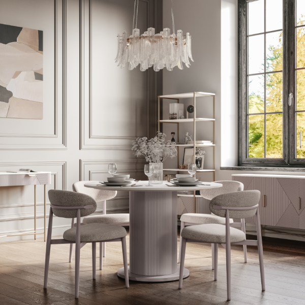Amiri Round Dining Table Set 