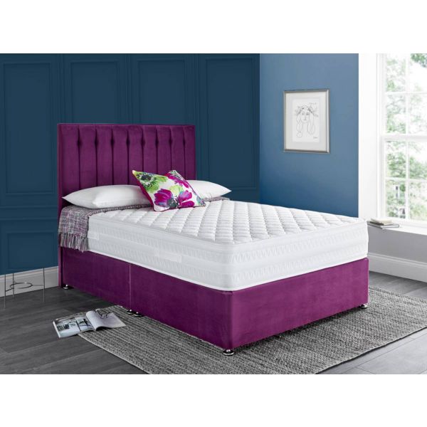 Sienna 1500 Mattress & Upholstered Divan Set