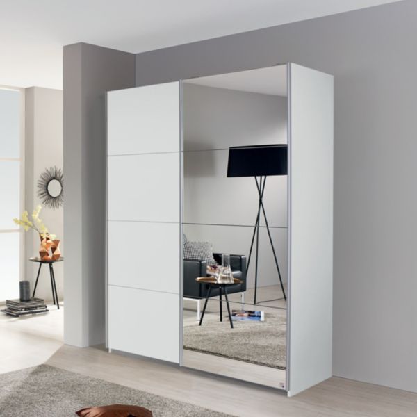 Rauch Subito Alpine white & Mirror 2 Sliding Door Wardrobe
Rauch Cameron 1.36M Sliding door Wardrobe 
Rauch Cameron 1.81M Sliding door wardrobe 
Low height sliding door wardrobe