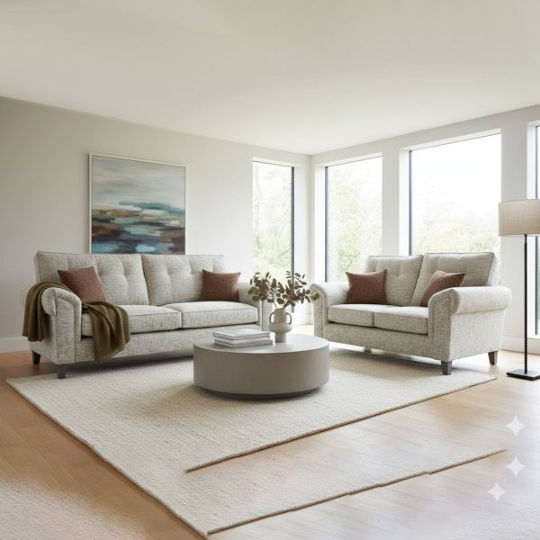 Ibiza Fabric Sofa Set