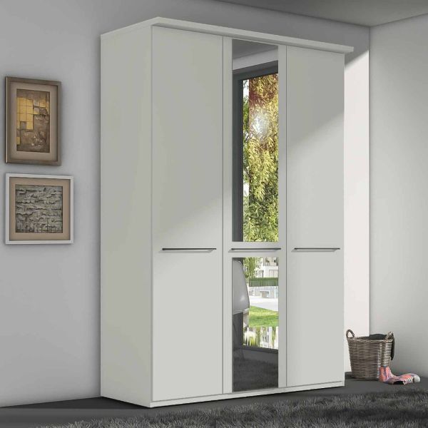 Wiemann cairns 3 door hinged wardrobe in white