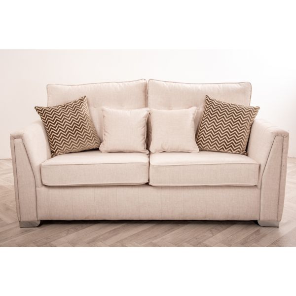 Mazzini Cristina Marrone Destino Fabric Upholstered Sofa