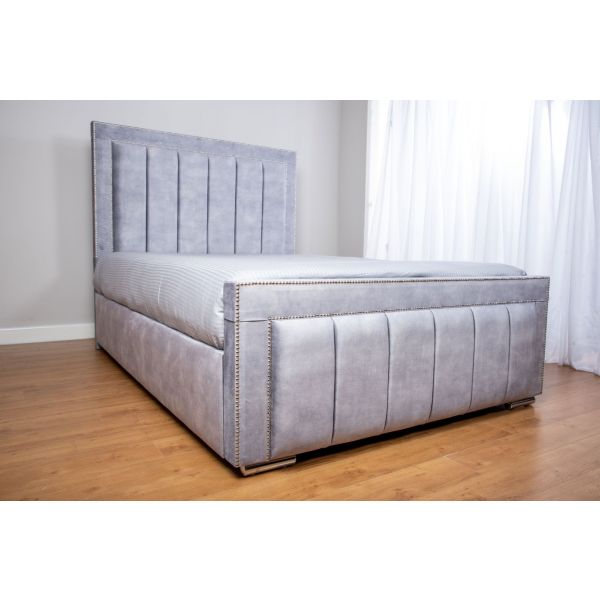 Ice Coniston Velvet Fabric Upholstered Bed Frame