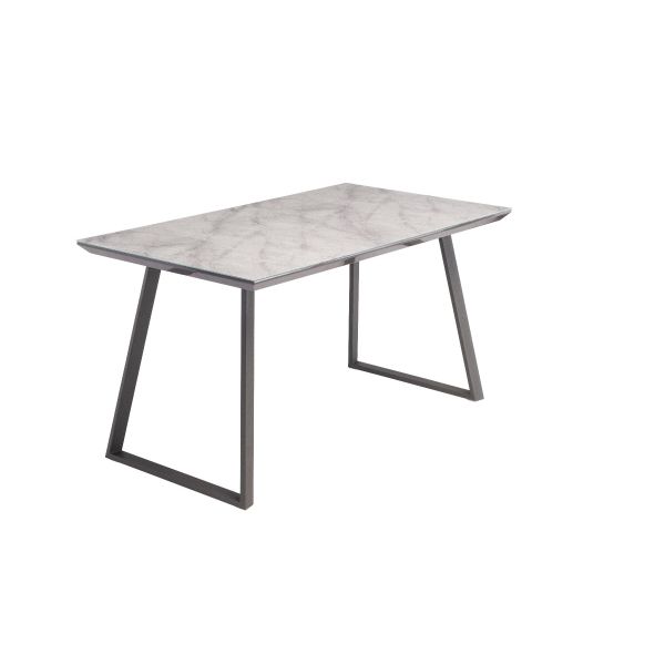 Calden 1.4m Dining Table - Grey Marble