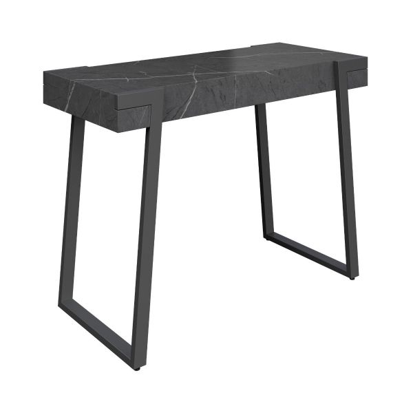 Apexa Grey Marble Console Table