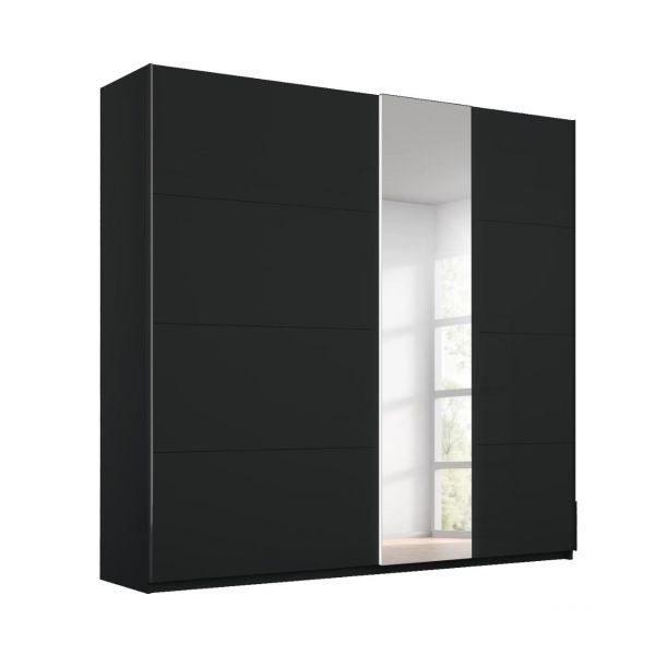 Rauch Miramar Perth Graphite Sliding Door Wardrobe available in Width 181, 226 and 271CM 
