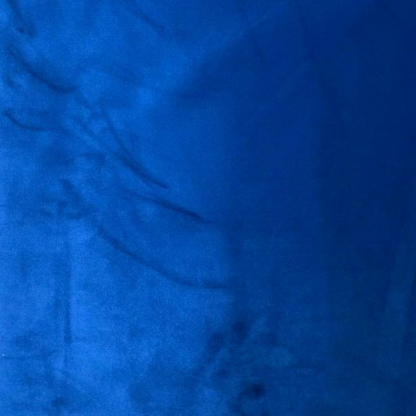 R and S Plush Velvet Blue Fabric