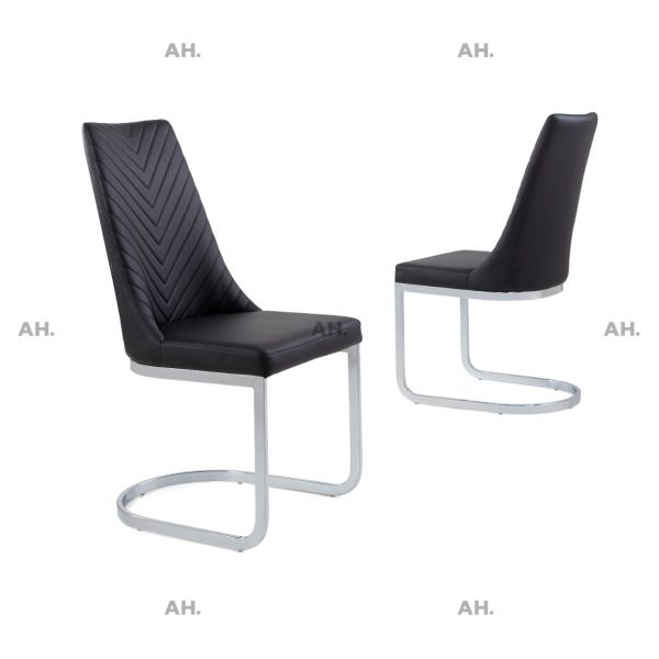 Amalfi/Nicole Grey Velvet Dining Chairs