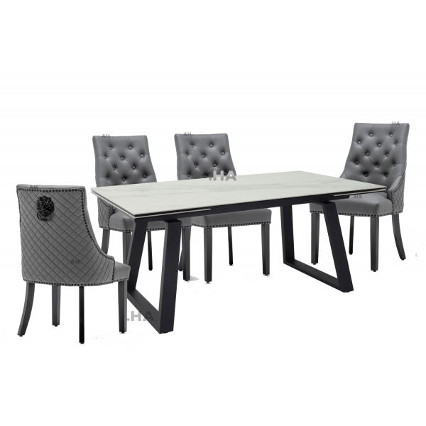Malindi Dining Table with Oxford chairs