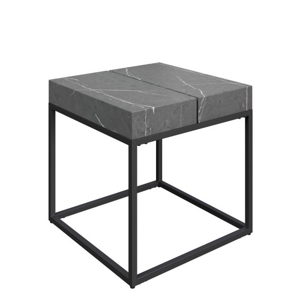 Delsia Marble Effect Side Table