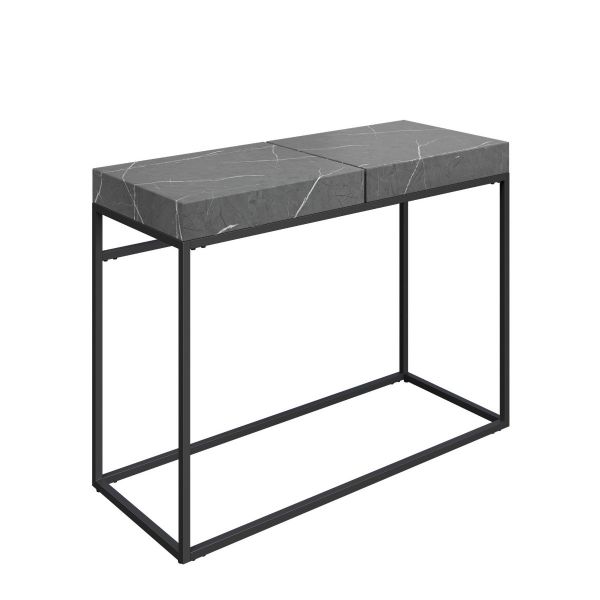 Delsia Marble Effect Console Table