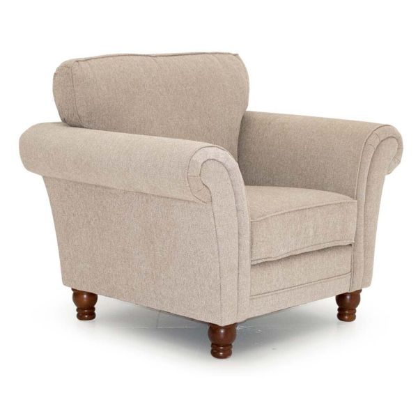 Georgia Fabric Upholstered Arm Chair