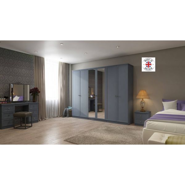 Maysons Roma Black Bedroom Furniture Range (Colour Options)