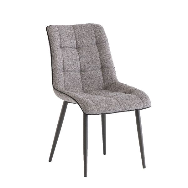 Set of 6 Picasso Dining Chairs - Grey Fabric