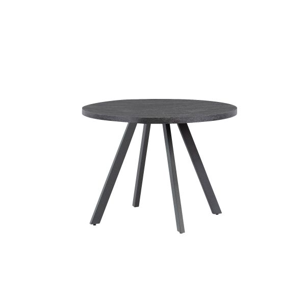 Picasso 1.07m Round Dining Table - Dark Grey