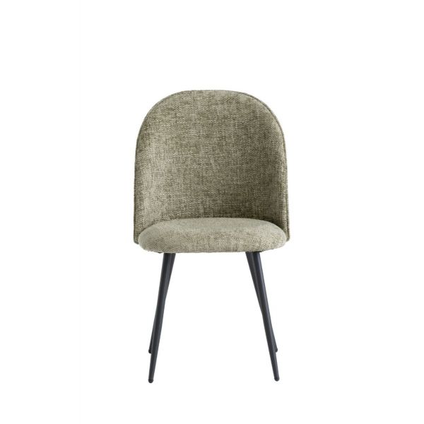 4 x Ramona Fabric Dining Chair - Olive