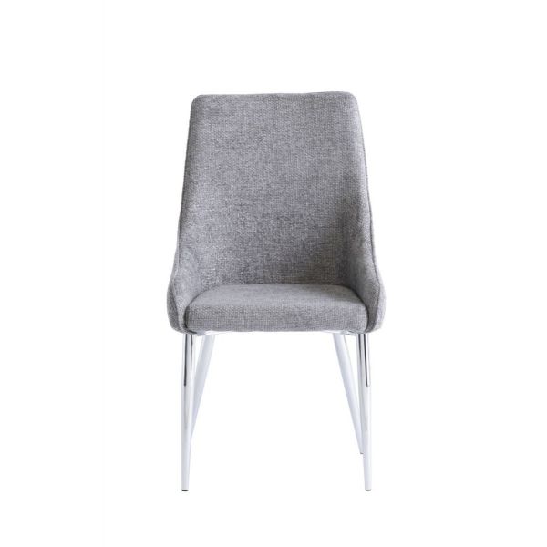 Nova Faux Leather Dining Chairs - Grey