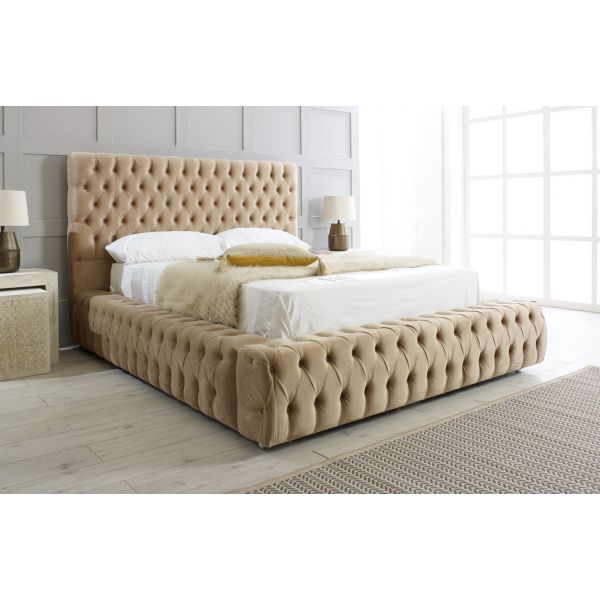 Royal Stella Chesterfield Fabric Upholstered Bed Frame