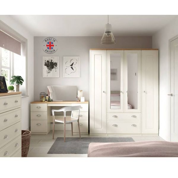 Maysons Vittoria Bedroom Furniture Range (White Ivory Or Cashmere)