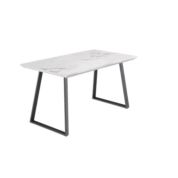 Waverley 1.4m Dining Table - White Marble