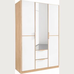 Rauch Essensa 3 Door Hinged Wardrobe with Drawers and Mirror