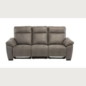 Farrah Soft Touch fabric Electric recliner sofa