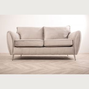 Sophia Plush Velvet Fabric Upholstered Sofa