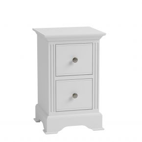 Banbury Elegance White Painted Small Bedside Table