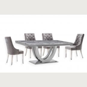 Denver 1.8 Grey dining Table with Chelsea Chairs
Denver dining table,
Marble dining table,
dining table sets 