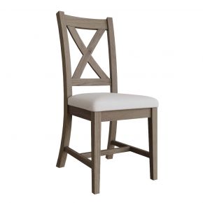 Fontana Greyed Oak Cross Back Chair with Fabric Seat
Kettle Interior FO-CBCF-1 - Crossback Chair with Fabric Seat
Wooden Dining Chair with Fabric Seat