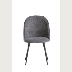 4 x Ramona Fabric Dining Chair - Graphite