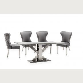 Tremmen Dining Table with Florence dining chairs
