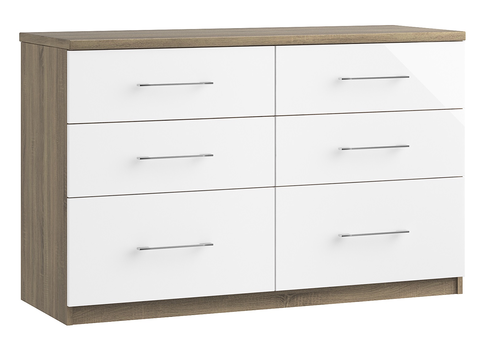 6 Drawer Twin Chest - T06